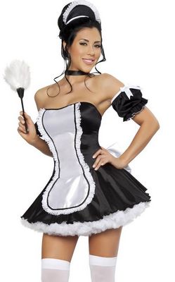 Sexy French Maid Costume 